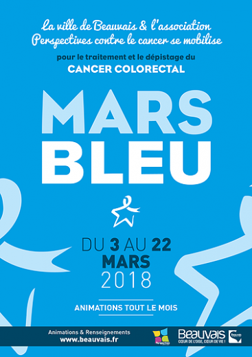 Affiche mars bleu