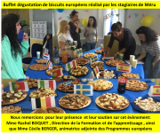 Le buffet de dégustation