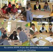 Au centre AFIPP: le jeu des symboles européens