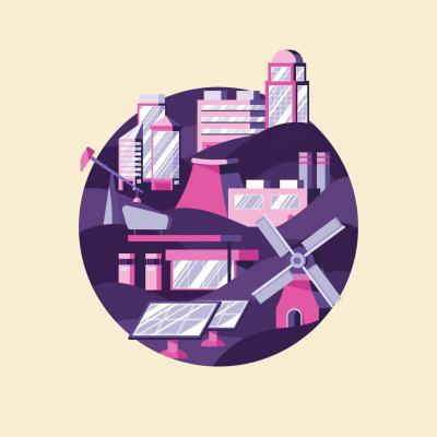 Alternative vector purple